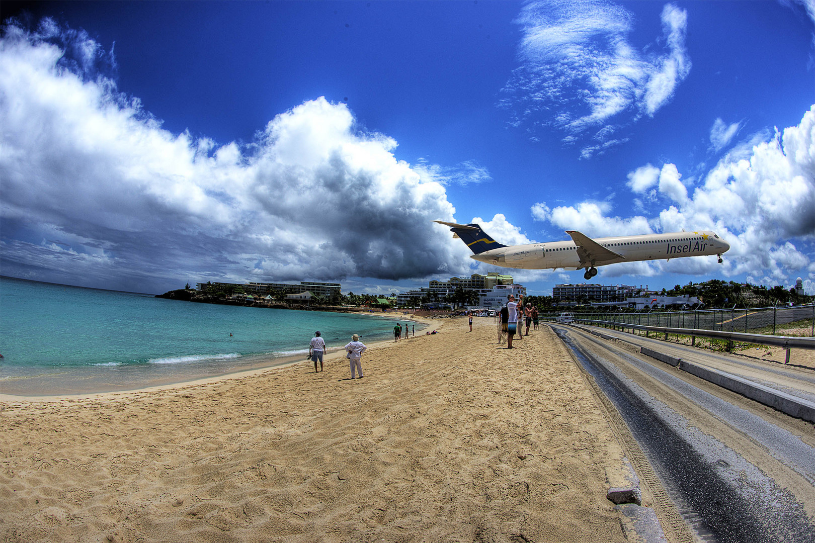 Landung MD-82 auf St.Maarten - SXM