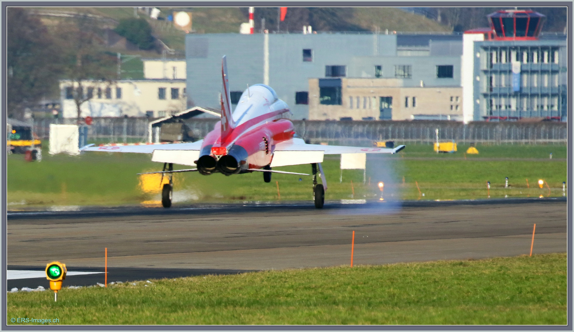 Landung Northrop Tiger F-5E II Airbase Emmen 2019-01-25 089 (25)  ©