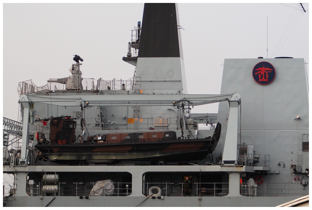 Landungsboot der HMS Bulwark