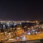 Landungsbrücke abends