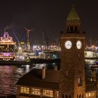 Landungsbrücke abends