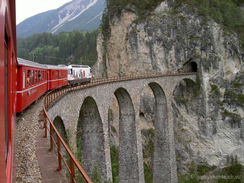 Landwasser-Viadukt, Rhätische Bahn, Graubünden