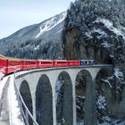 Landwasserviadukt in der Schweiz