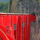 Landwasserviadukt verhüllt