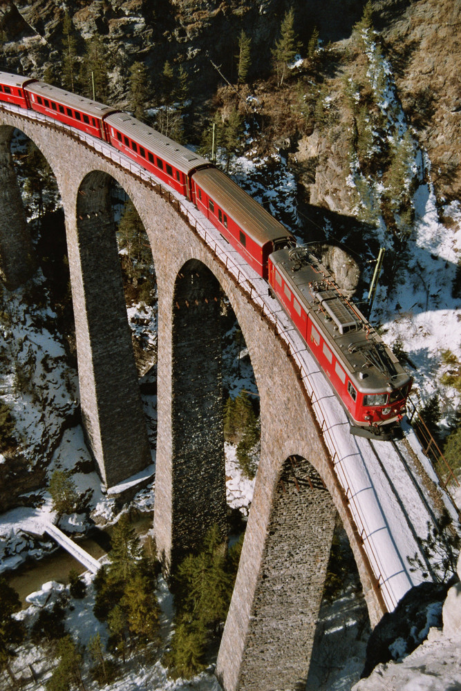 Landwasserviadukt von oben II