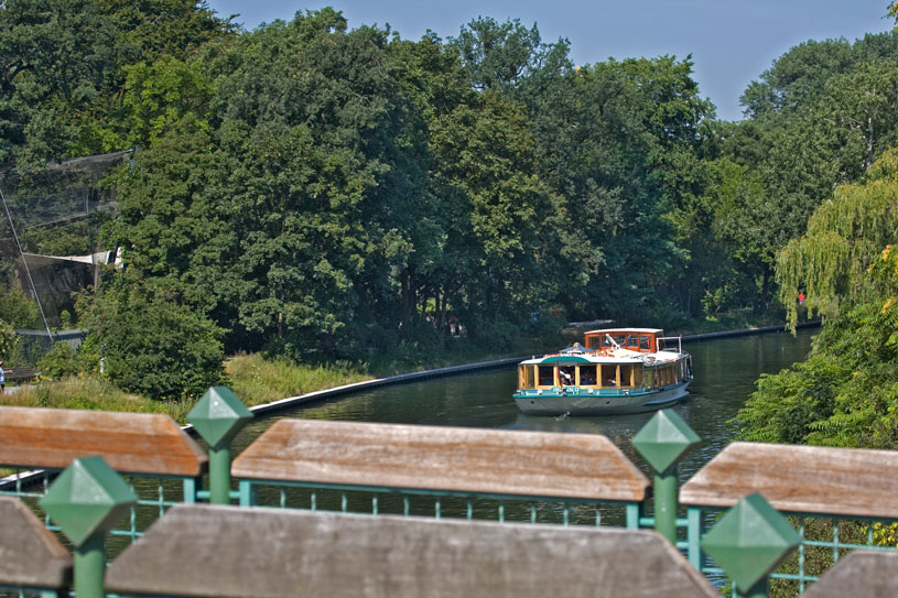 Landwehrkanal von der Zoo-Brücke aus gesehen