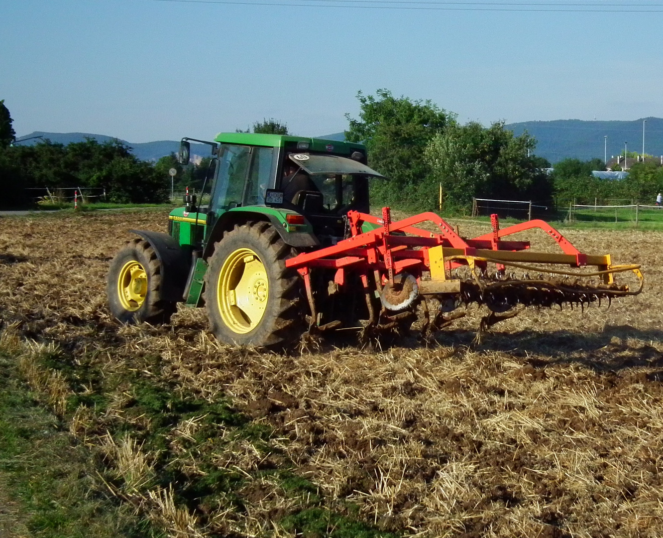 Landwirt bei der Arbeit