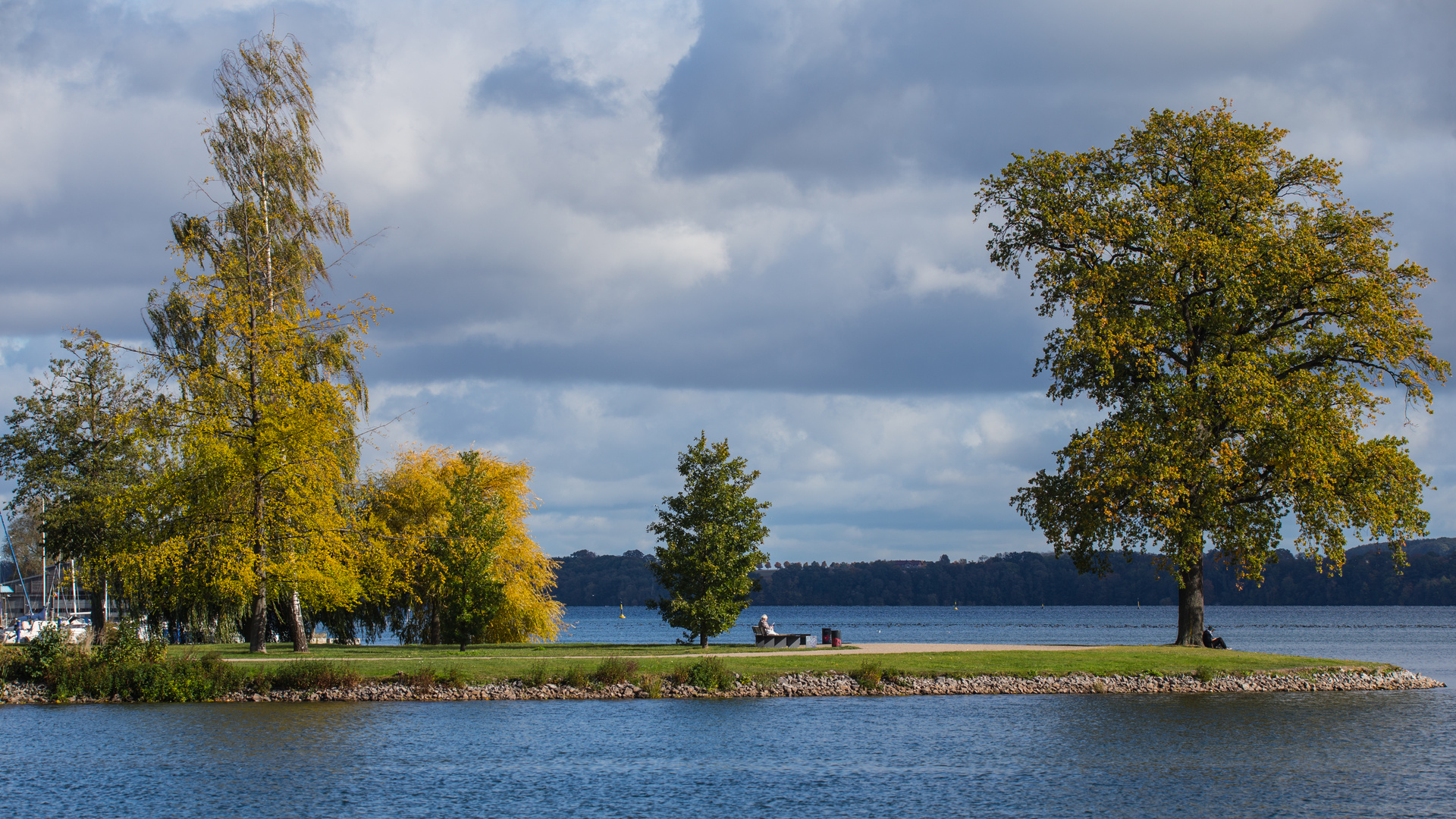 Landzunge in den Schweriner See...