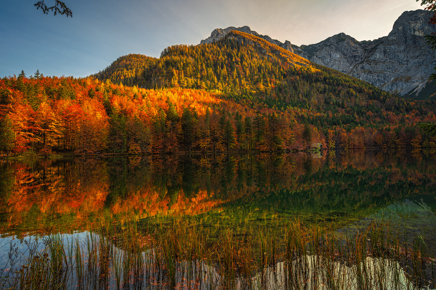 Langbathsee mit Hütte