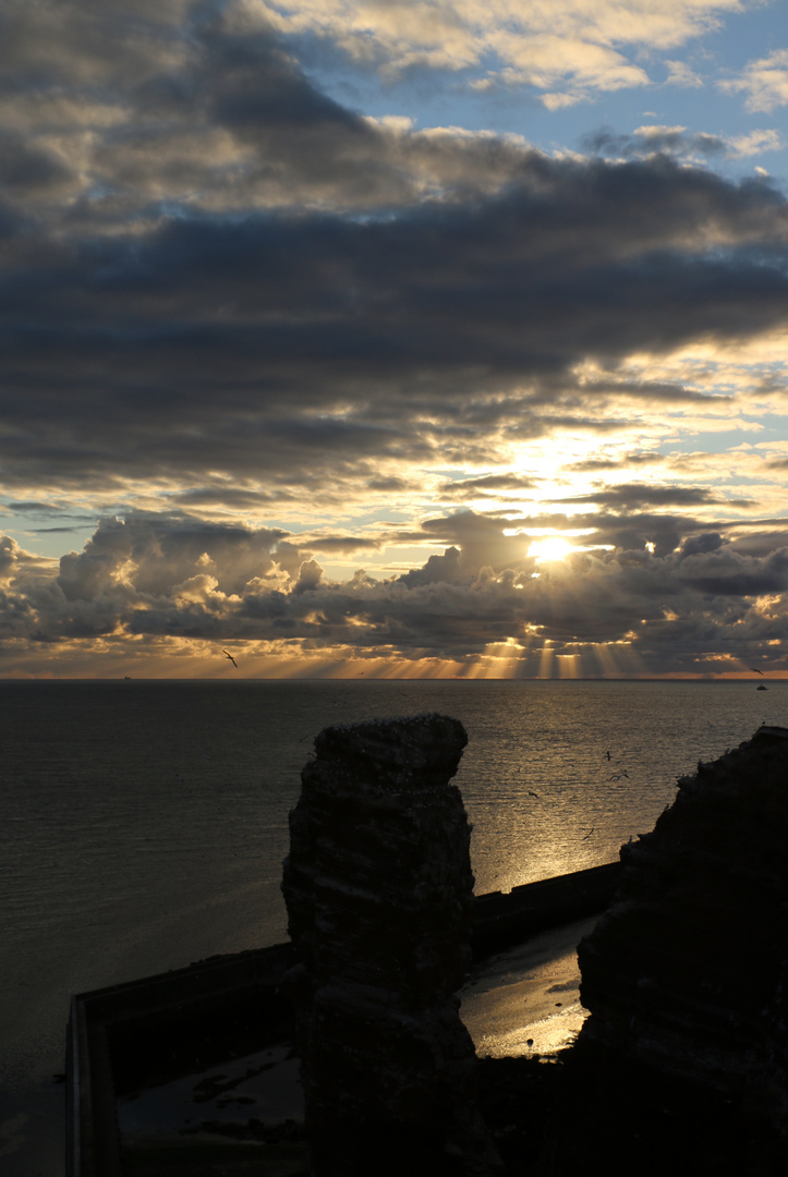 Lange Anna in der Abendsonne