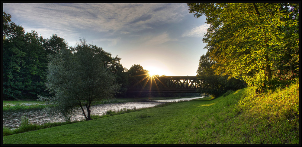 Lange Erlen, Sonnenaufgang