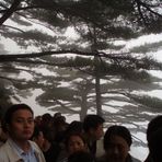 Lange Gesichter im Huangshan