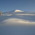 Lange Schatten am späten Nachmittag