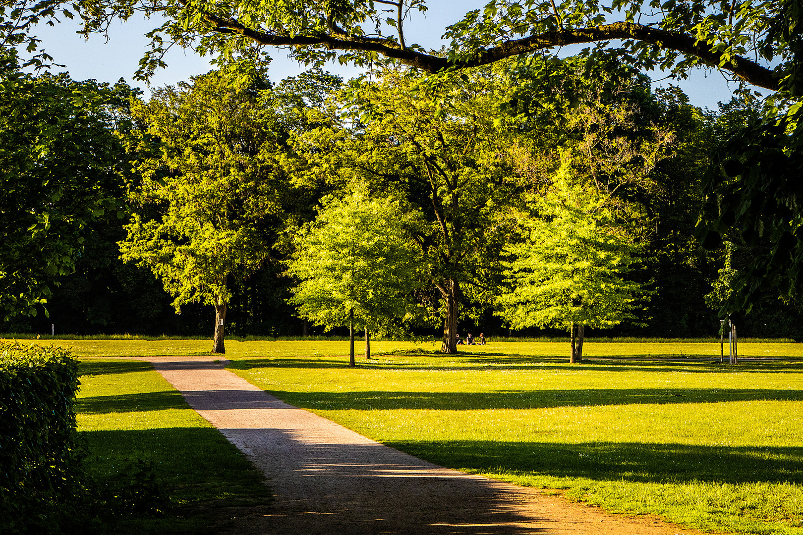 Lange Schatten Ende Mai