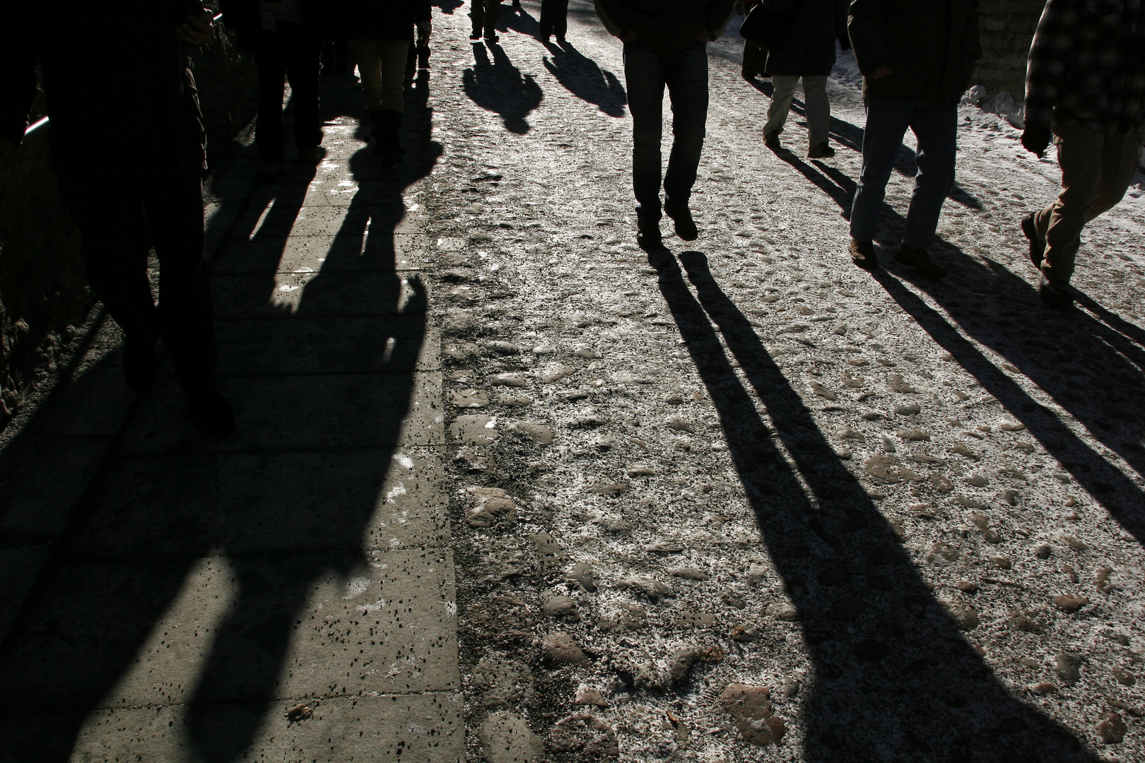 Lange Schatten in Tallinn