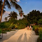 Lange Schatten - Malediven-