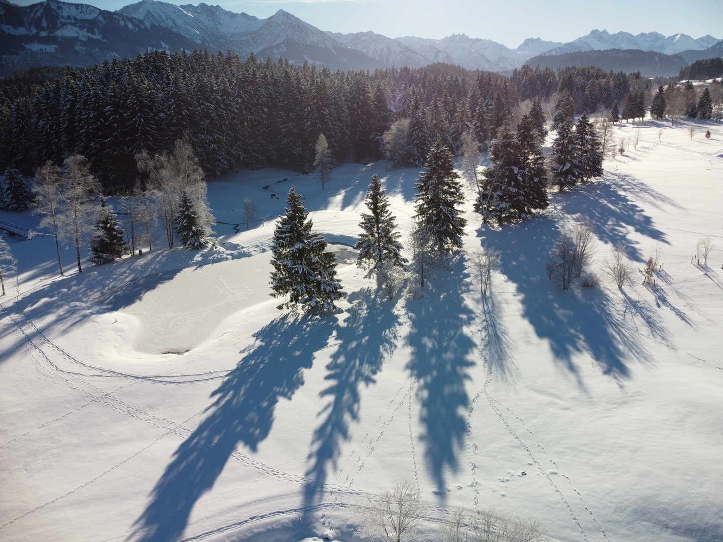 Lange Schatten mit Weitblick