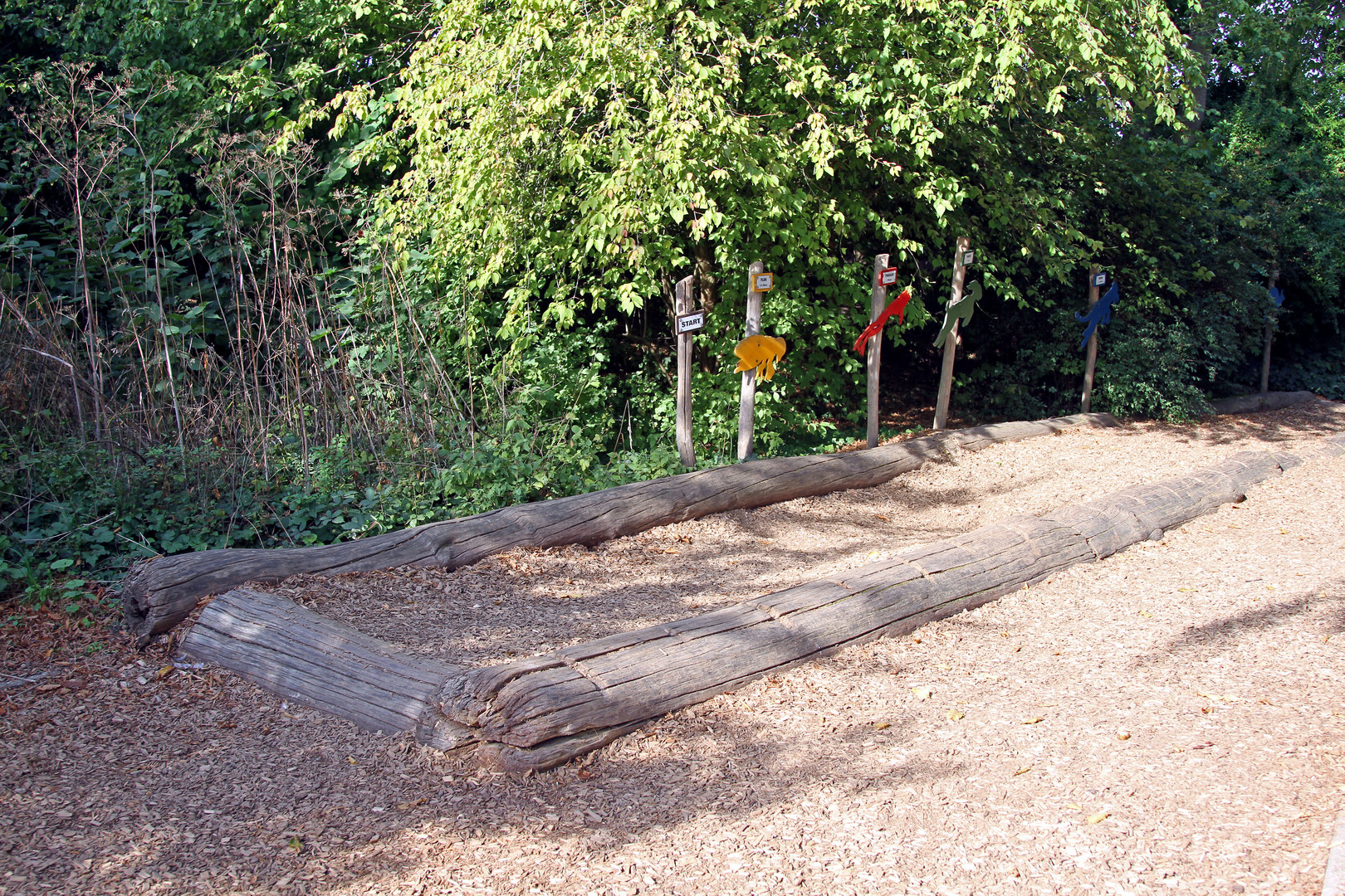 Lange Wege durch den Zoo Heidelberg