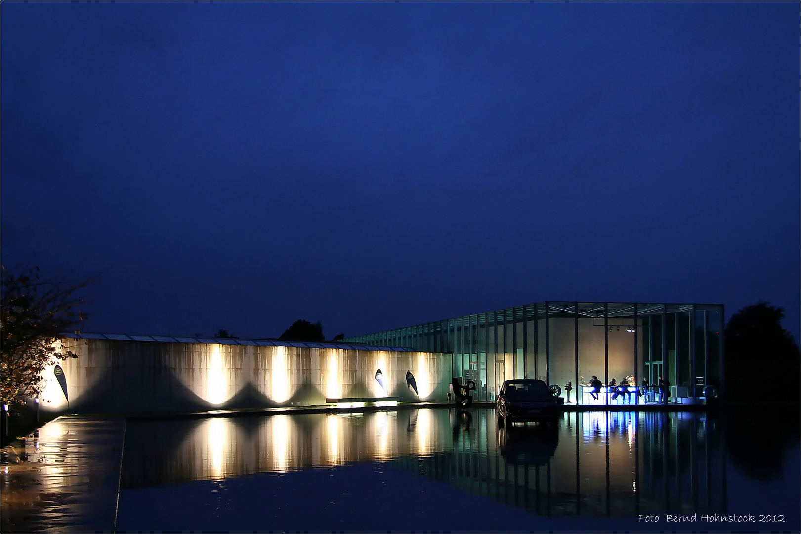 Langen Foundation  ..... Raketenstation Neuss im Regen