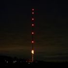 Langenberger Sender bei Nacht