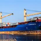   LANGENESS, Container ship, Kiel-Canal, Germany  