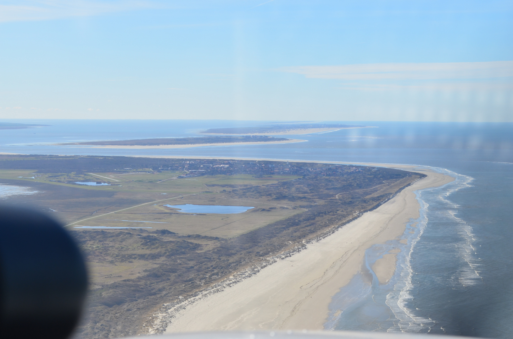 Langeoog aus der Vogelperspektive