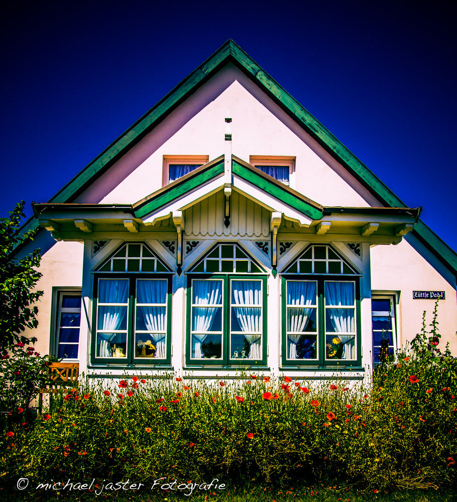 Langeoog " Friesen Haus in Farbe "