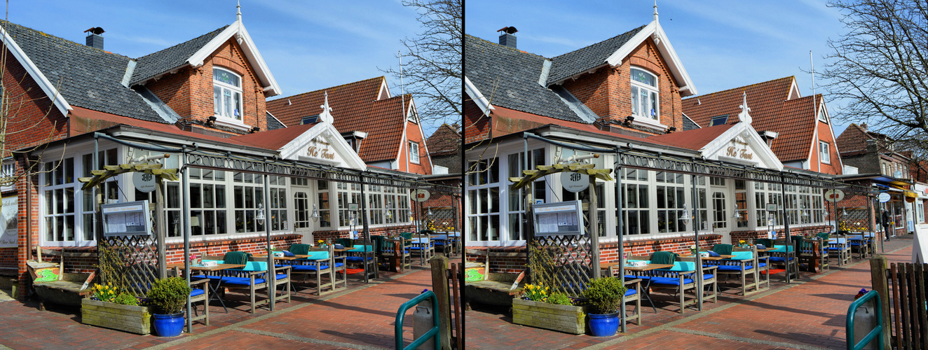 Langeoog - Früh in der Barkhausenstraße 1