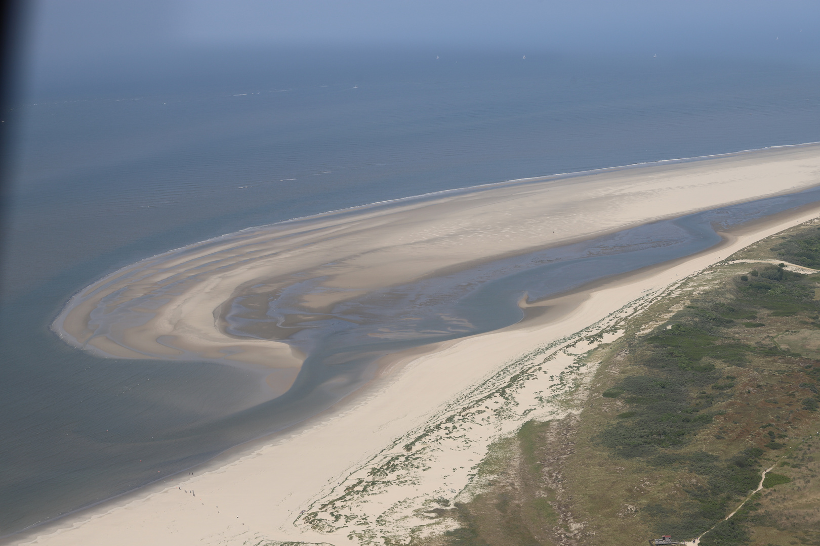 Langeoog Strand von oben, ein Traum von Anblick