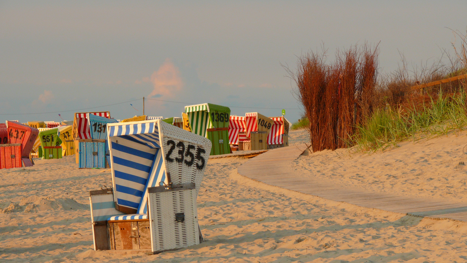 Langeoog - Strandkörbe