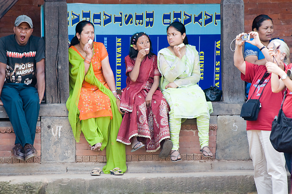 Langeweile in Bhaktapur