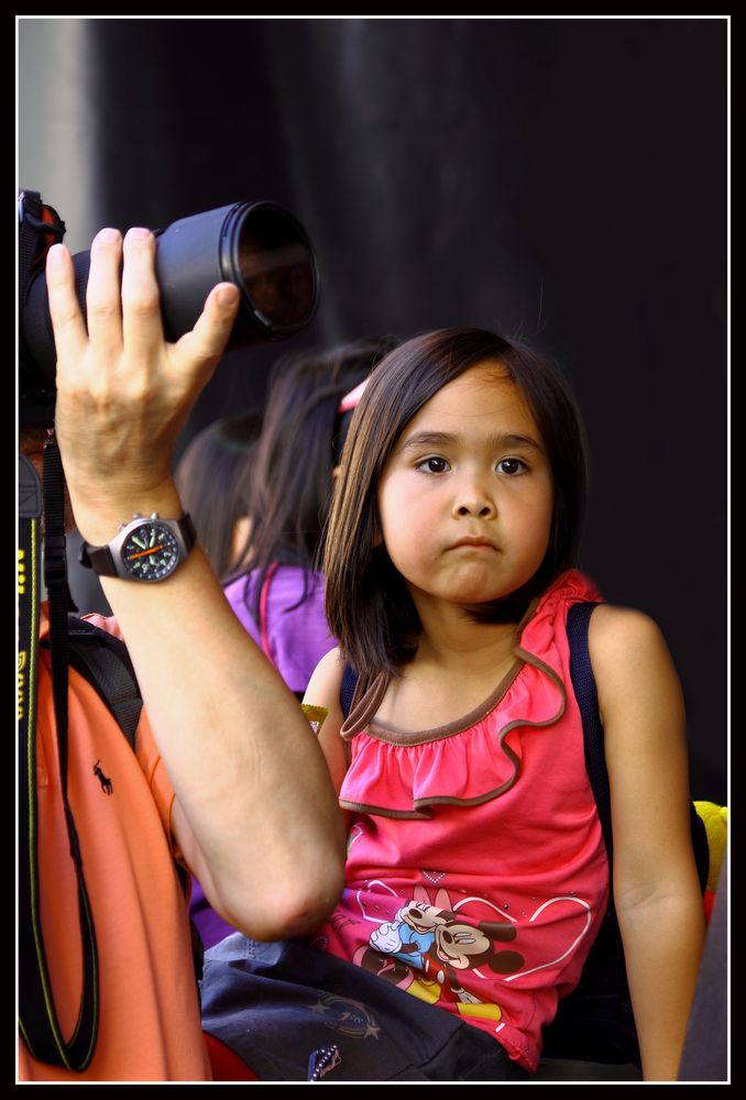 Langeweile ..... wenn Papa Fotografiert