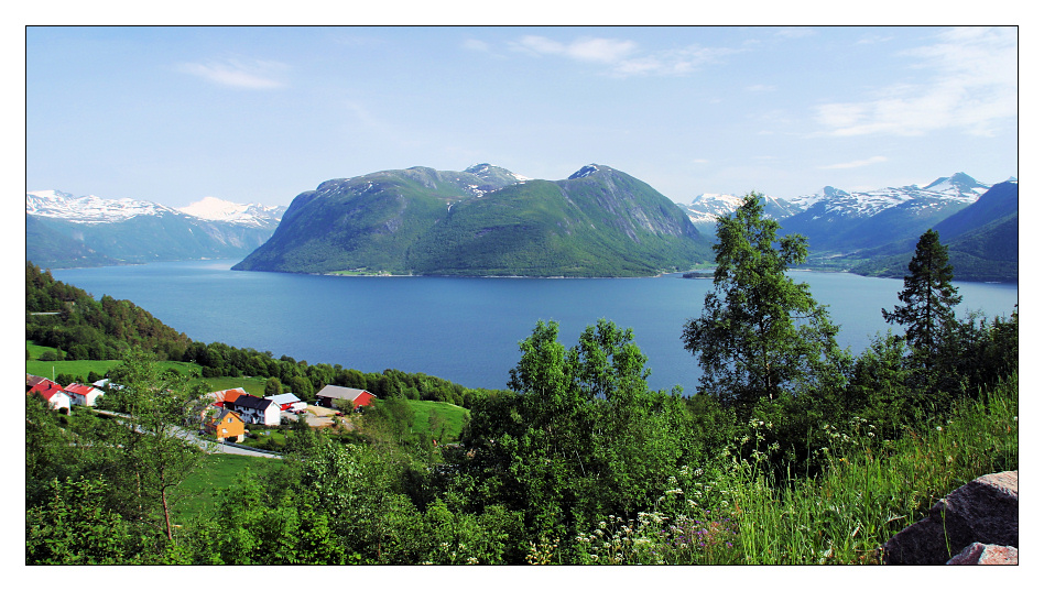 Langfjorden ved Tjelle