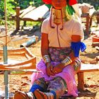 Langhals-Frau in Chiang Rai