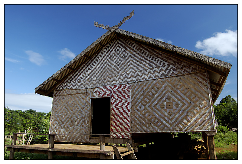 Langhaus der Kreung - Ratanakiri, Kambodscha