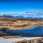 Langjökull Gletscher und Hvítárvatn See_Skalpanes_Hochland_Island