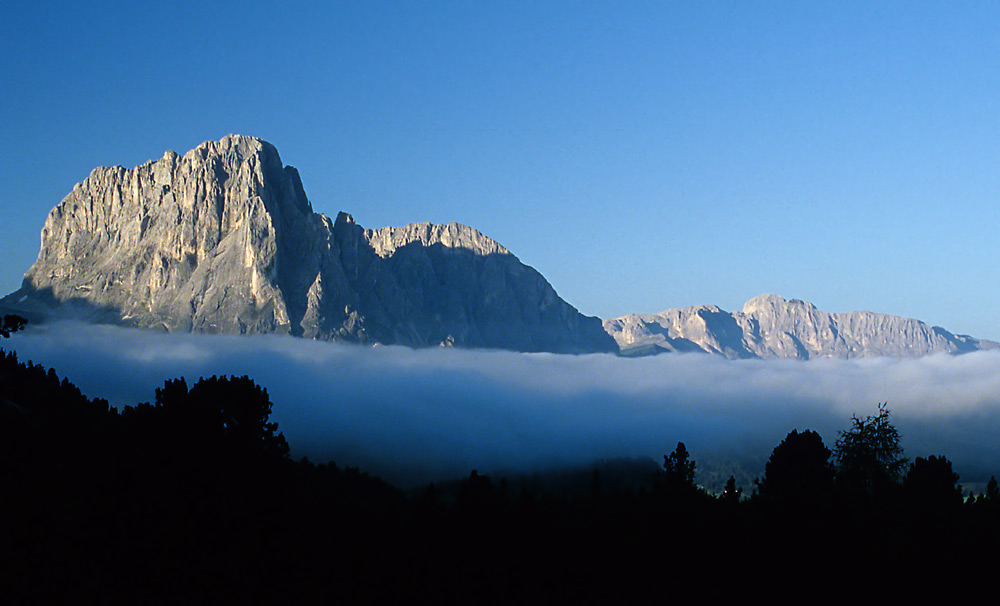 Langkofel am Morgen