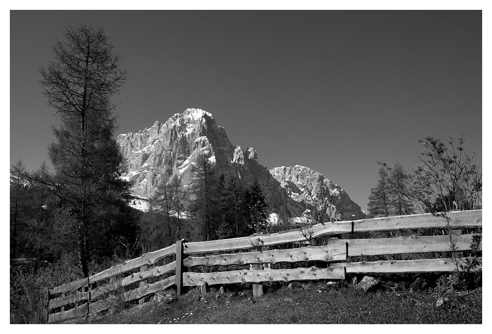 Langkofel auf dem Weg zur Regensburgerhütte