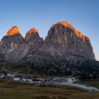 Langkofel bei Sonnenaufgang