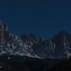 Langkofel bei Vollmond