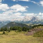 langkofel blick von der seiser alm