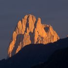 Langkofel im Abendlicht