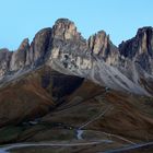 Langkofel im Morgengrau