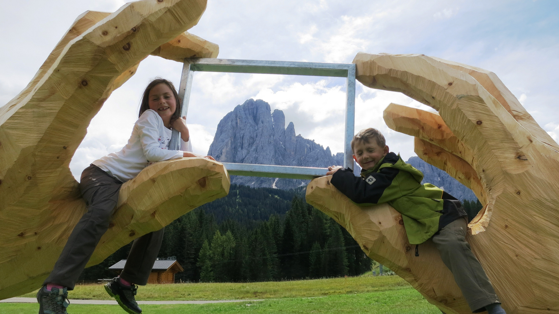 Langkofel im richtigen Rahmen