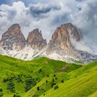 Langkofel in Wolken