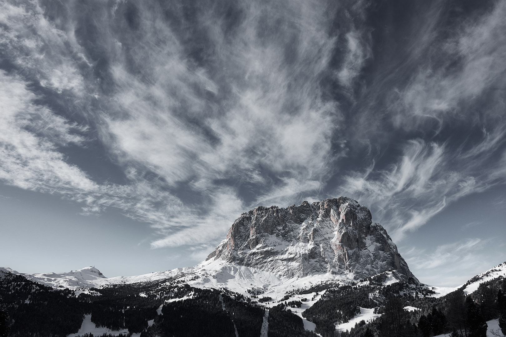 Langkofel, Nordwand