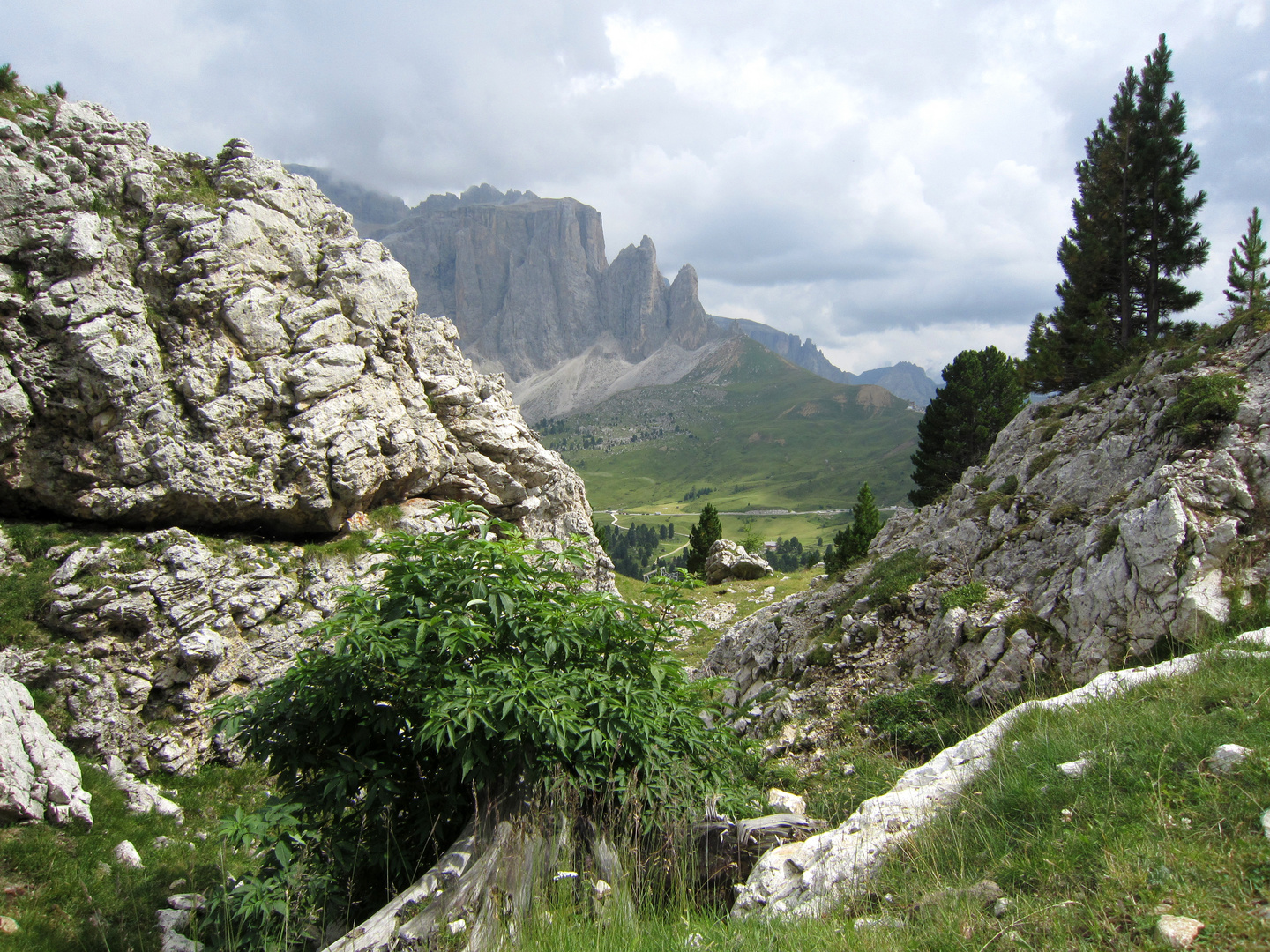 Langkofel Saslong Dolomiten Urlaub Berge