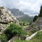 Langkofel Saslong Dolomiten Urlaub Berge