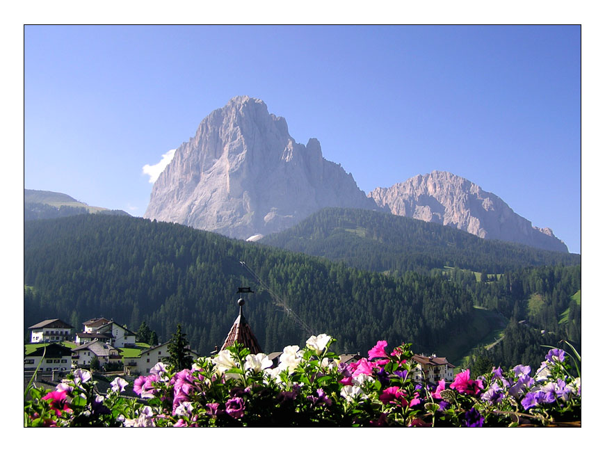 Langkofel über St. Christina