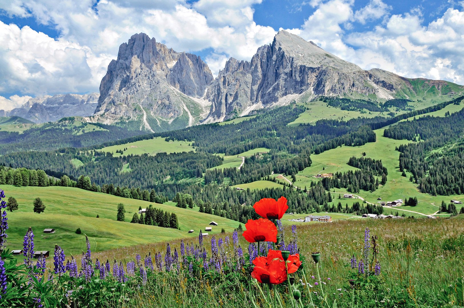 Langkofel und Plattkofel